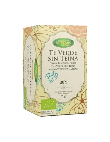 INFUSION TE VERDE SIN TEINA BIO 20 FILTROS