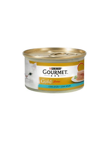 COMIDA GATOS GOURMET ATUN FONDAT LATA 85