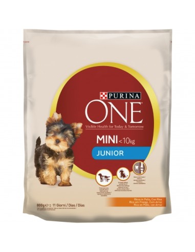 COMIDA PERROS ONE MINI JUNIOR CROQ. 800