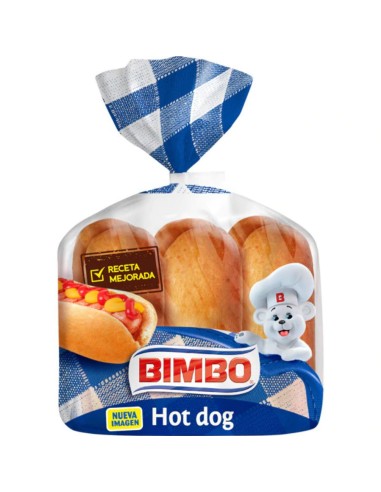 PAN BIMBO HOT DOG PACK-4