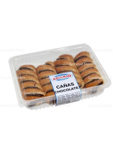 CAÑAS LARGAS  DE CHOCOLATE BLISTER 4 UNI ABIARJO 