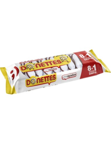 DONETTES RAYADOS 8UD