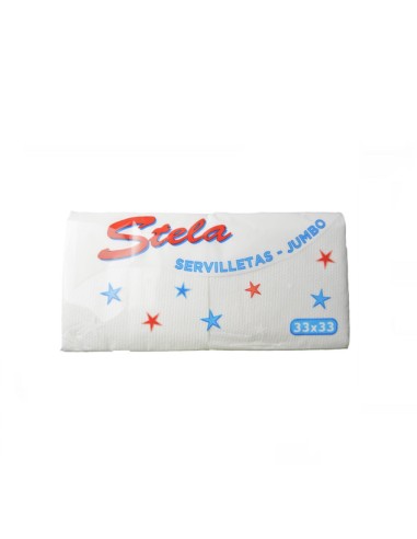 SERVILLETAS STELA DUPLO BLANCAS 140 UND