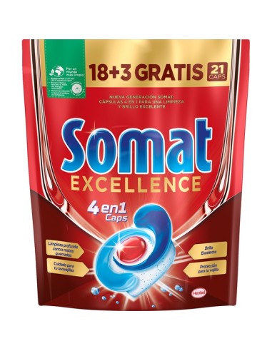 LAVAVAJILLAS SOMAT CAPSULA EXCELLEN 18+2