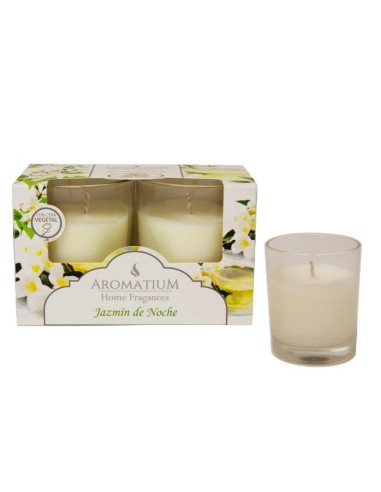 VELA PERFUMADA AROMATIUM 2X57G JAZMIN DE NOCHE 