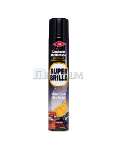 LIMPIADOR ABRILLANTADOR SUPER BRILLO ORO 1000 ML.