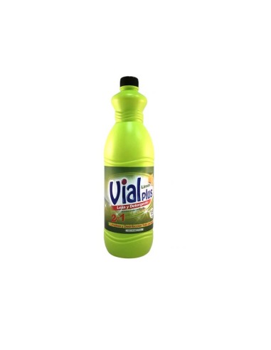 VIALPLUS LEJIA 1,5 L. CON DETERGENTE LIMON 