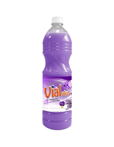 VIALPLUS FREGASUELOS CON AMONIACO PERFUME LAVANDA 1,5L.