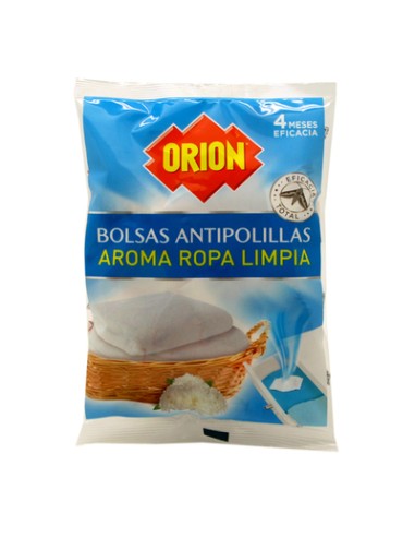 ORION ANTIPOL. BOLAS EMBOLSADAS AROMA ROPA LIMPIA