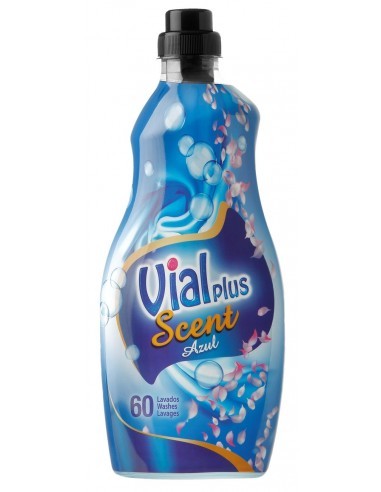 VIALPLUS SUAVIZ.CONC.(60LAV) 1,5 L SCENT AZUL 