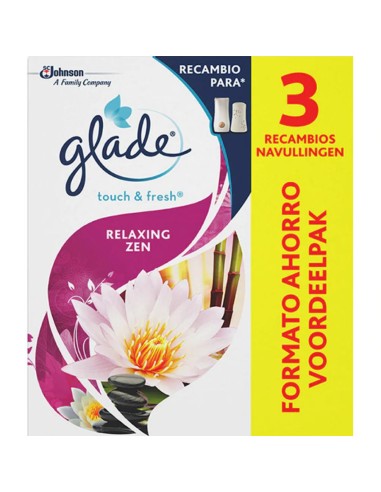 GLADE BY BRISE AMB. UN-TOQUE REC RELAX ZEN DUPLO3