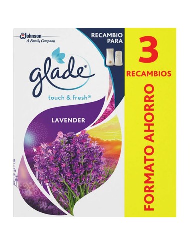 GLADE BY BRISE AMBIENTADOR UN TOQUE + 3 RECAMBIOS 