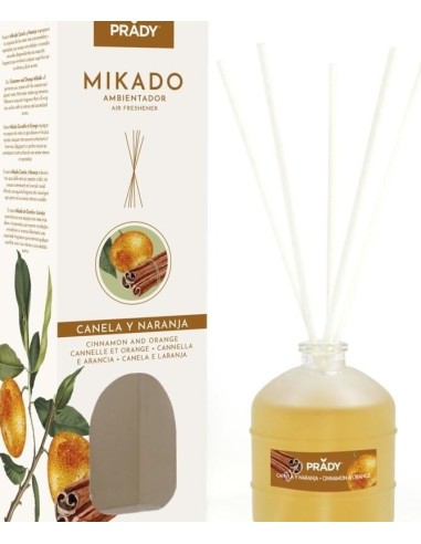 MIKADO AMBIENTADOR CANELA Y NARANJA 100 ML 