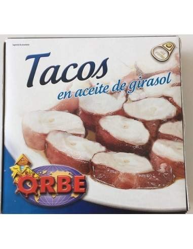 TACOS AL ESTILO PULPO ORBE ACEITE 120 GR