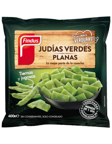 JUDIAS VERDES PLANAS FINDUS 400 GR.