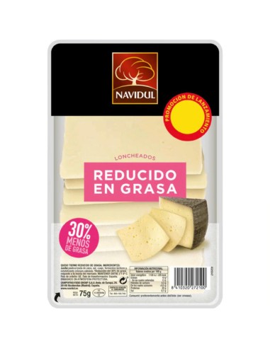 QUESO TIERNO REDUCIDO GRASA NAVIDUL LONC.