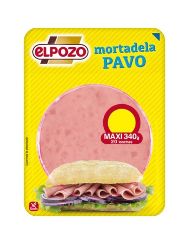 MORTADELA DE PAVO EL POZO 300 GR.