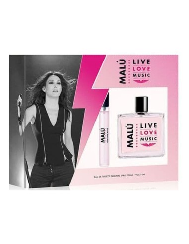 MALU LOVE LIVE MUSIC ROSA COLONIA + VIAL ESTUCHE