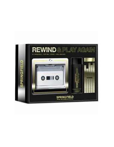 SPRINGFIELD REWIND BLACK 100 ML VAPO + DEO