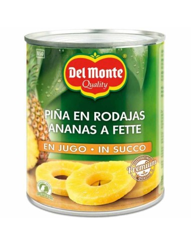 PIÑA DEL MONTE SU JUGO 820 GRS