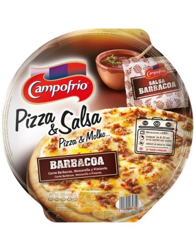 PIZZA CAMPOFRIO BARBACOA 410 GRS.