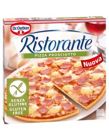 PIZZA SIN GLUTEN DR. OETKER JAMON Y QUESO.