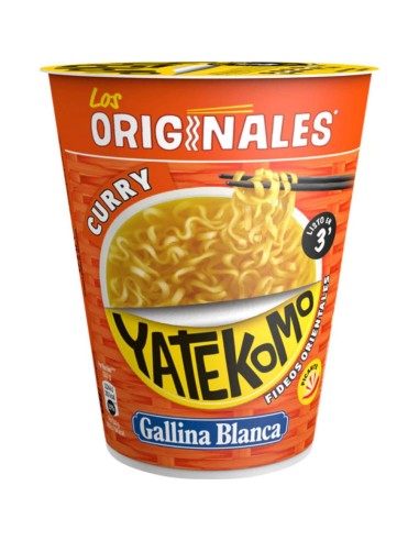 FIDEOS YATEKOMO VASO CURRY 61 GR