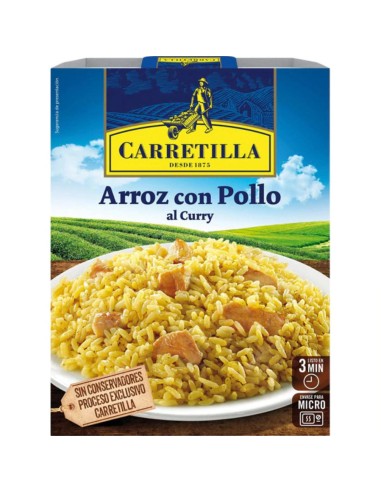 ARROZ CON POLLO AL CURRY CARRETILLA 300 GR.