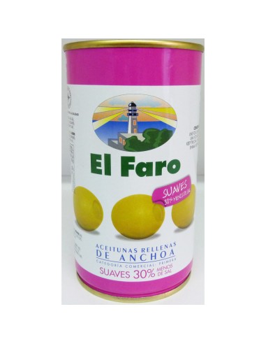 ACEITUNAS FARO RELLENAS SUAVES 350 GRS