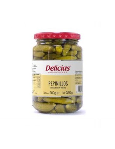 PEPINILLOS DELICIAS TARRO 370 GRS