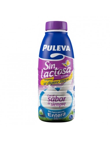 LECHE PULEVA SIN  LACTOSA ENTERA BTLLA 1