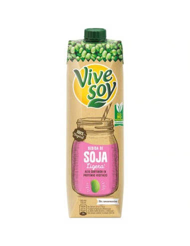 LECHE VIVESOY SOJA LIGERA 1LT