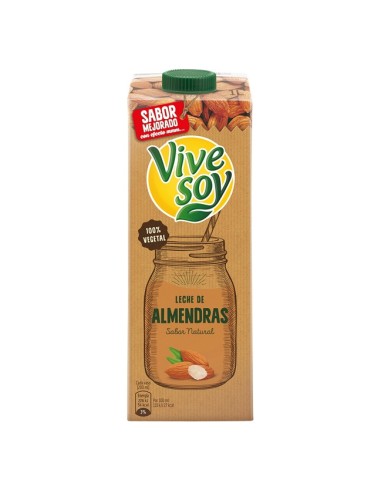 LECHE VIVESOY ALMENDRA BRIK 1LT