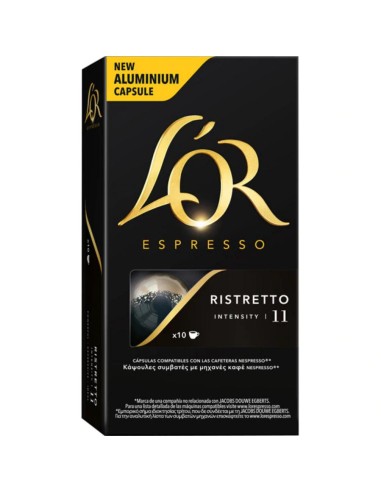 CAFE L`OR CAPSULAS RISTRETTO 10 UND