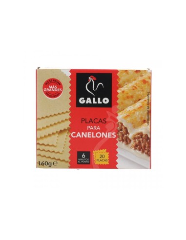 PASTA PARA CANELONES GALLO 20 UND.