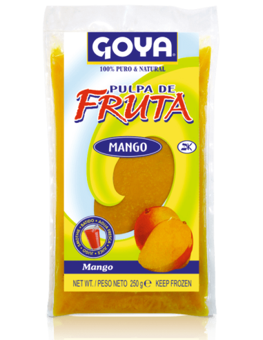 PULPA DE MANGO GOYA FUNDA 250 GR 