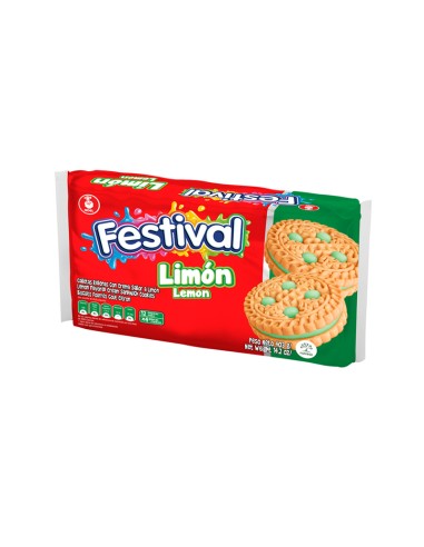 GALLETA FESTIVAL LIMON BOLSA 403 GR 