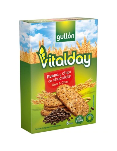 GLLTAS. GULLON VITALDAY AVENA-CHOCO 240