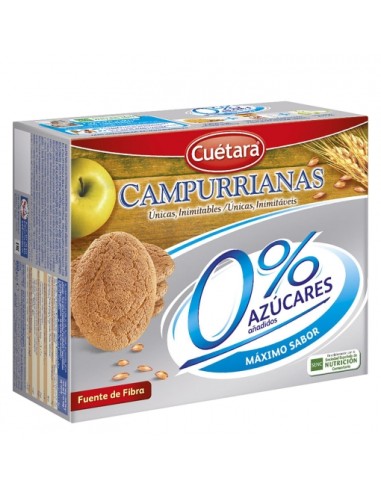 GALLETAS CAMPURRIANAS CUETARA 0 % AZUCARES