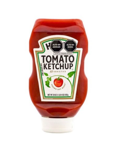 KETCHUP HEINZ BOCABAJO EXTRA CONTROL 460