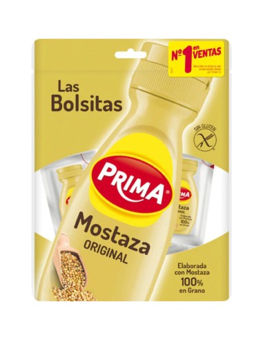 MOSTAZA PRIMA BOLSITAS 12 UND.