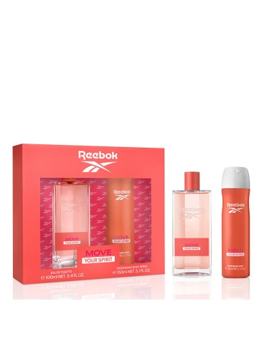 REEBOK MOVE WOMAN COLONIA 100 ML + DEO SPRAY 150 ML 