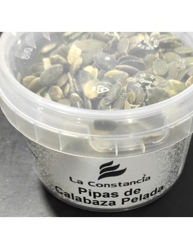 PIPAS CALABAZA PELADAS CRUDAS 125 GR 