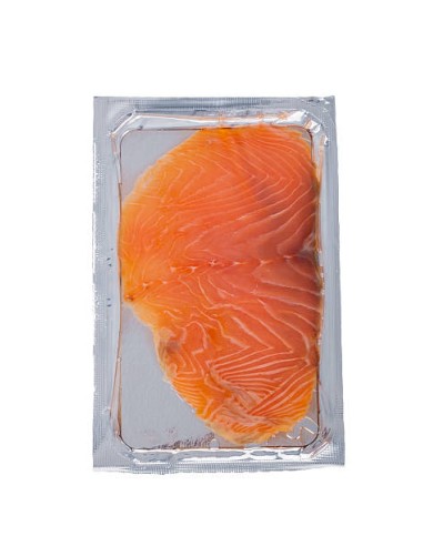 SALMON AHUMADO NORUEGO 100 % NATURAL 80 GR.