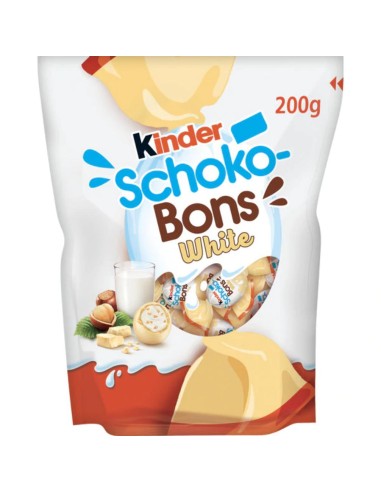 KINDER SCHOCOBONS WHITE 200 GR.