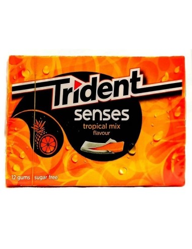 CHICLES TRIDENT SENSES TROPICAL