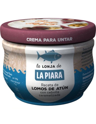 CREMA DE PESCADO LONJA LOMOS DE ATUN LA PIARA 100 GR