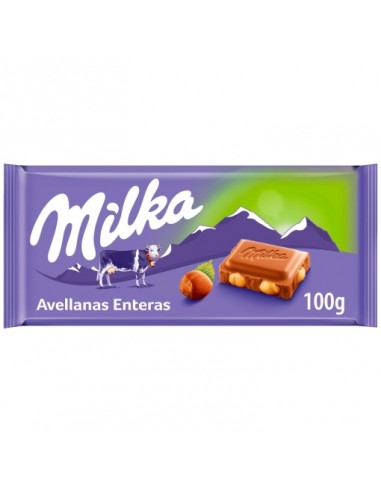 MILKA AVELLANAS ENTERAS 100 GRS 