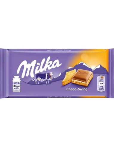 CHCTE. MILKA CHOCO GALLETA 100 GRS