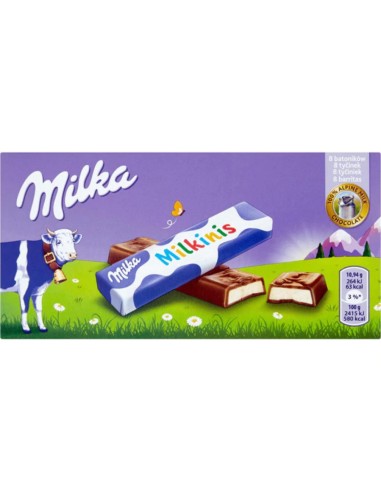 CHCTE. MILKA MILKINIS BARRITAS 87 GRS